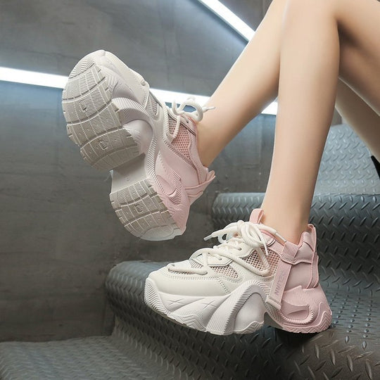 Damen Sportliche Sneakers mit atmungsaktivem Obermaterial und innovativer Dämpfung EB