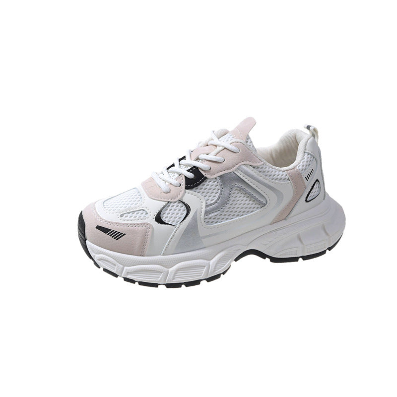 Damen Sportliche Sneaker mit atmungsaktiver Mesh-Oberfläche und dämpfender Laufsohle EB
