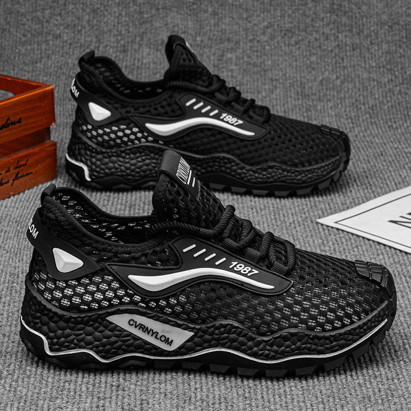 Damen Sportliche Mesh-Laufschuhe mit rutschfester Sohle EB