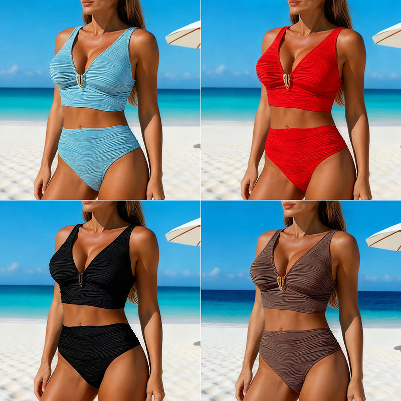 Damen Bikinioverall mit vertiefter V-Ausschnitt EB