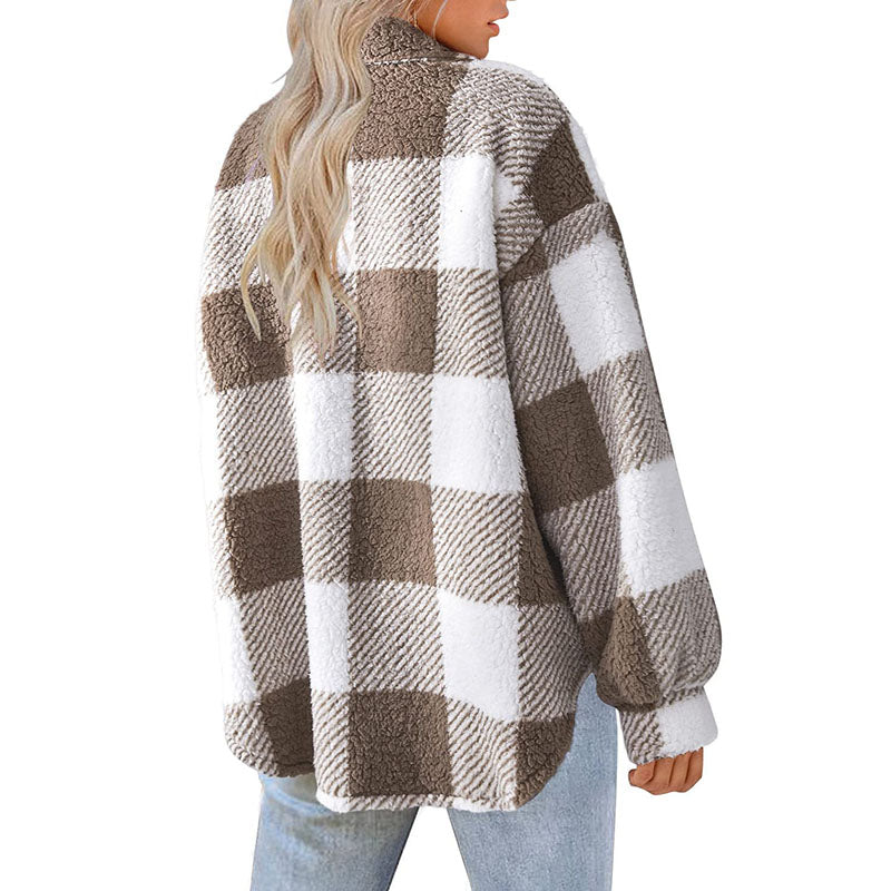 EB | Warmer Karierter Mantel