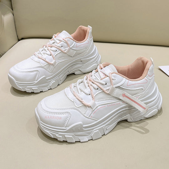 Damen Sportliche Chunky Sneakers mit atmungsaktiver Obermaterialstruktur EB