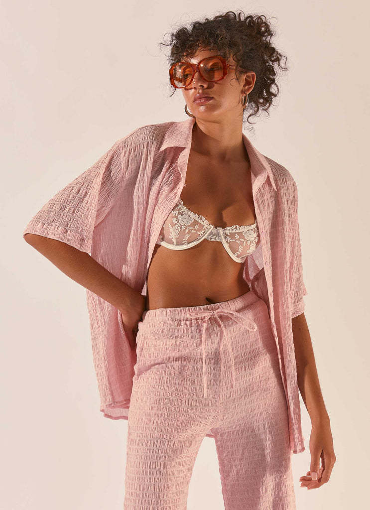 Damen luftiges und elegantes Zweiteiler-Set EB