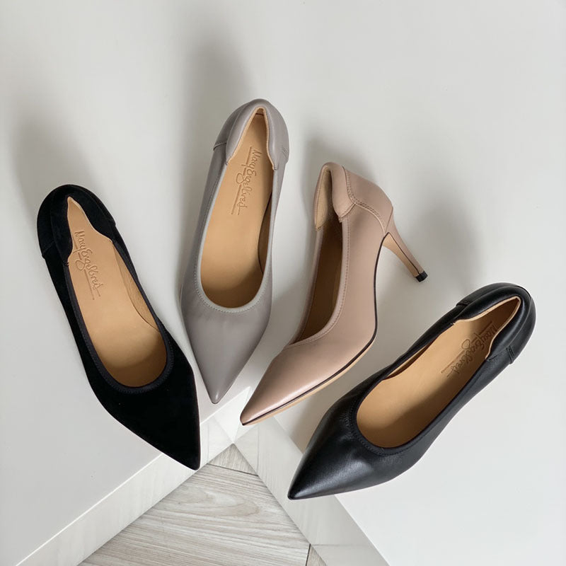 Damen Elegante Pumps mit spitz zulaufender Silhouette EB