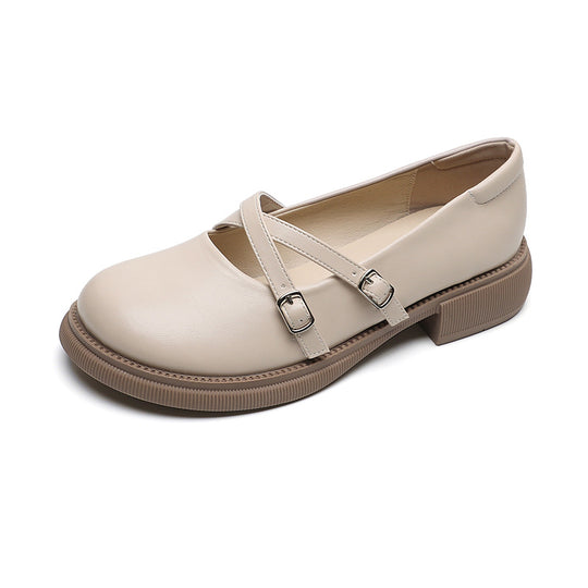 Damen Ballerinas mit modernem Riemenverschluss und Komfortsohle EB