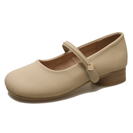 Damen Ballerinas mit verstellbarem Riemen und Komfortsohle EB