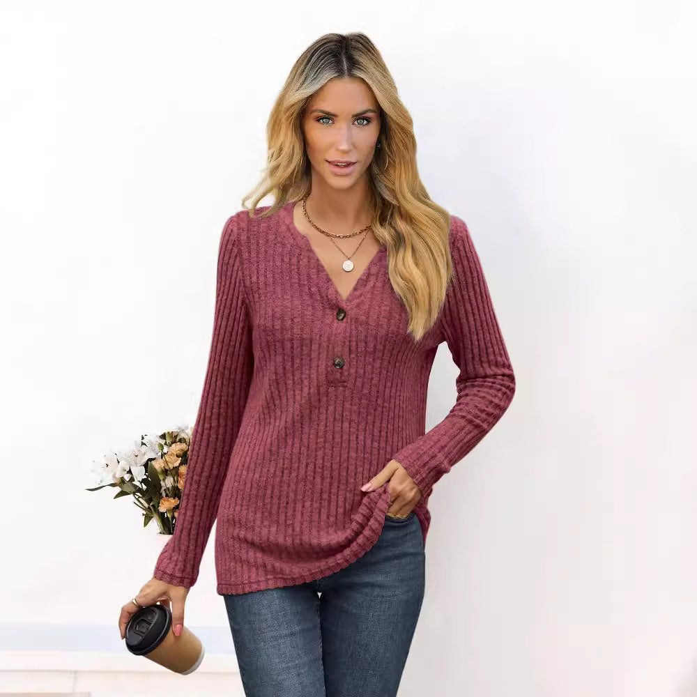 Damen lässiges Langarmshirt EB