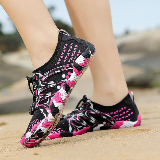 Damen Aqua-Sport-Schuhe mit innovativem Schnellschnürsystem und rutschfester Sohle EB