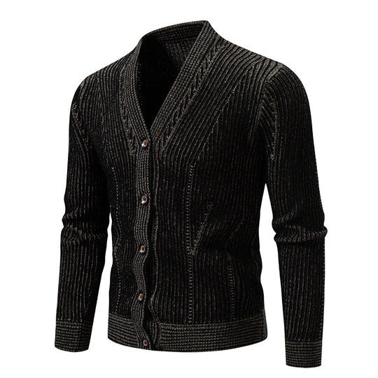 Herren Strickjacke mit strukturiertem Design EB