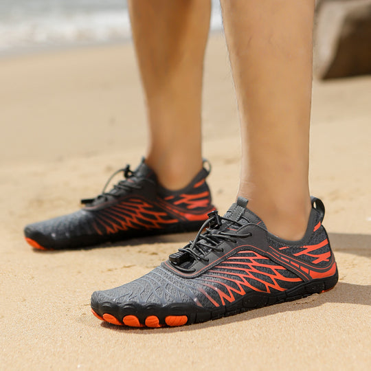 Damen Fitness-Sneaker mit atmungsaktiver Netzoberfläche und rutschfester Sohle EB