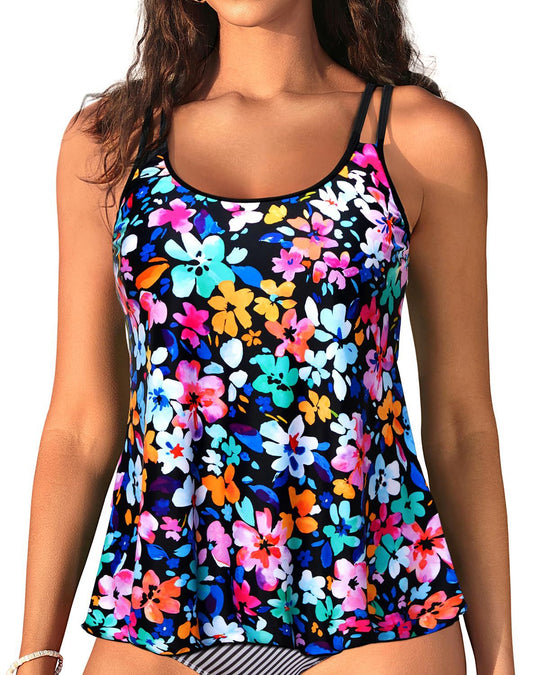 Damen Sportliches Tanktop mit verstellbaren Trägern EB