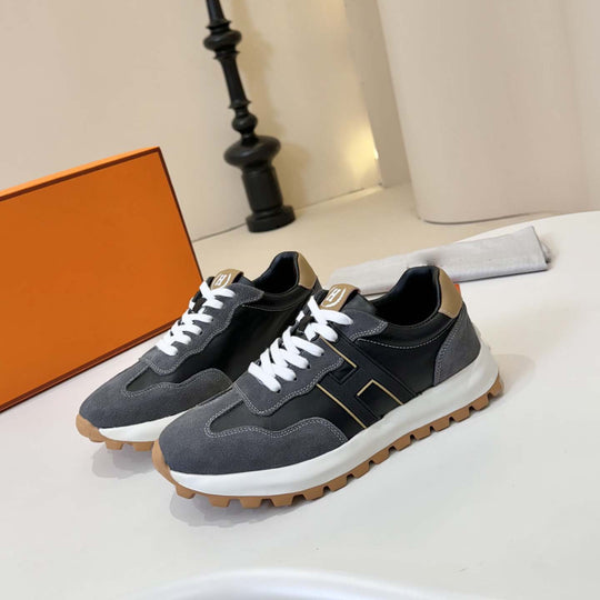 Damen Modische Sneakers mit dämpfender Sohle und hochwertiger Wildleder-Design von EB