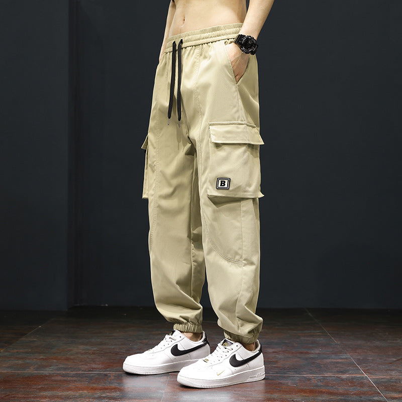 Herren Cargo-Hose mit praktischen Taschen und verstellbarem Bund EB