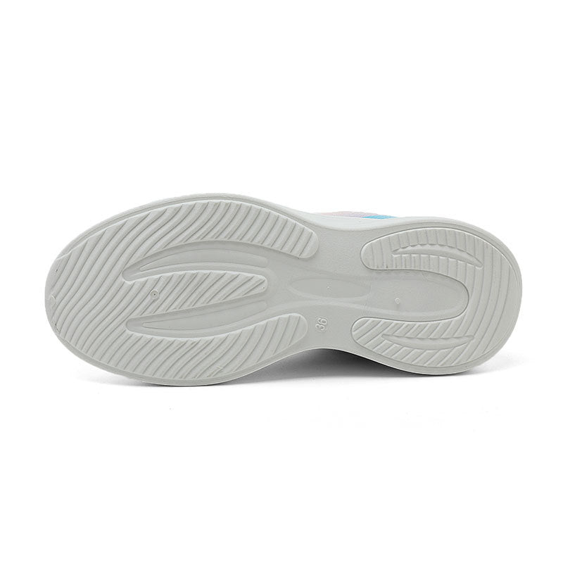 Damen Leichte und atmungsaktive Sport-Sneaker mit dämpfender Laufsohle EB