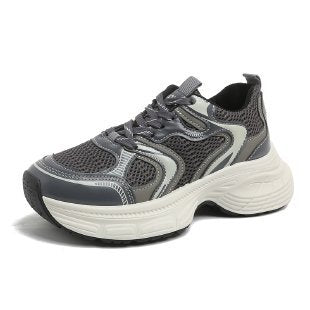 Damen modische Laufsneaker mit atmungsaktivem Obermaterial und komfortabler Dämpfung EB