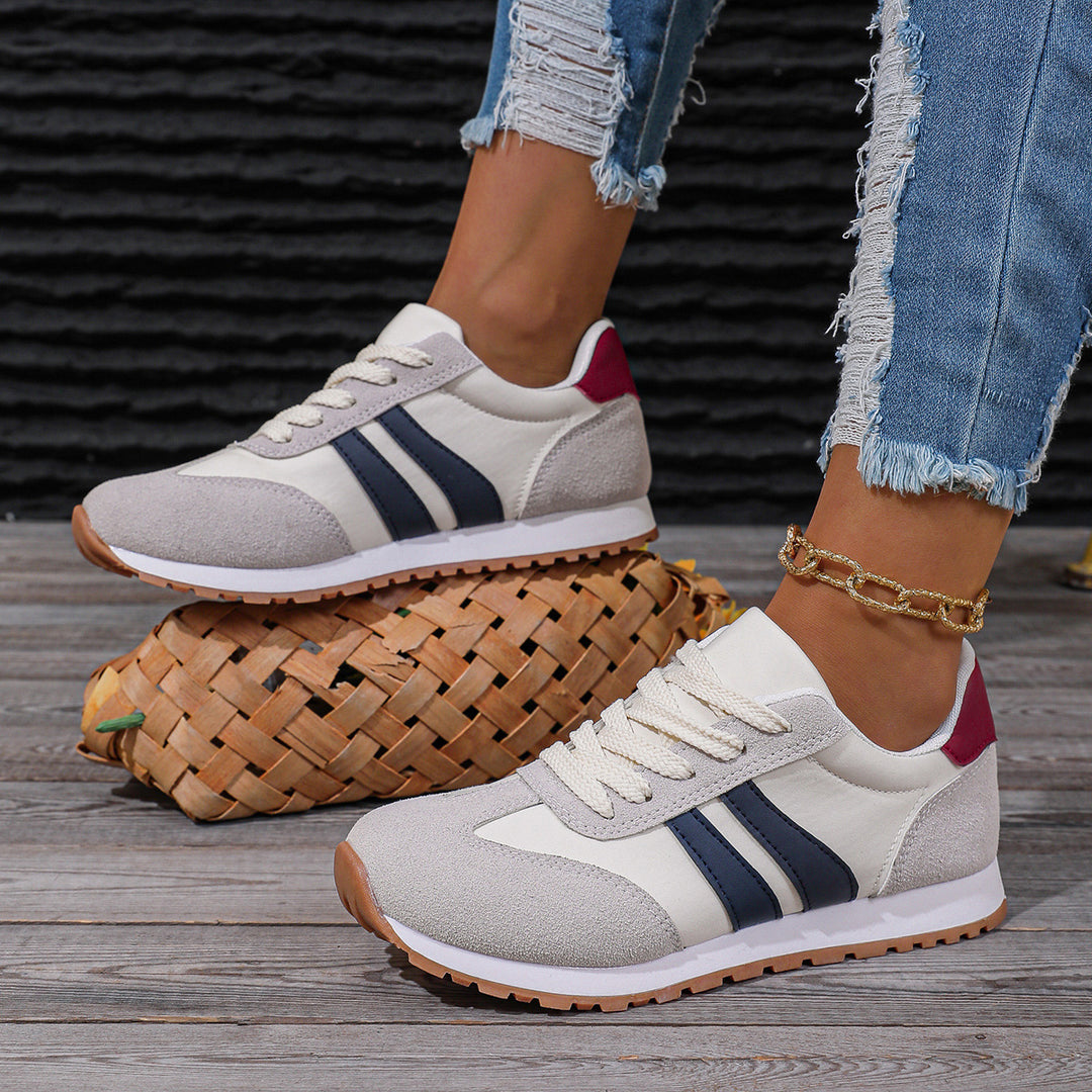 Damen Sportliche Sneakers mit atmungsaktivem Obermaterial und dämpfender Sohle EB