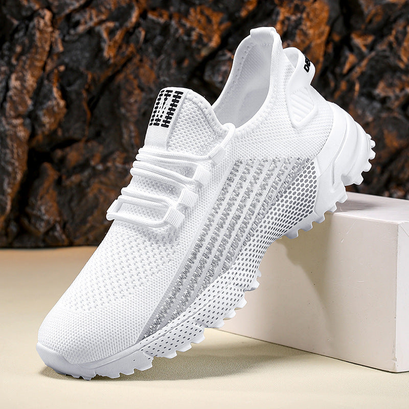 Damen Sportliche Sneakers mit rutschfester Profilsohle und atmungsaktivem Obermaterial EB