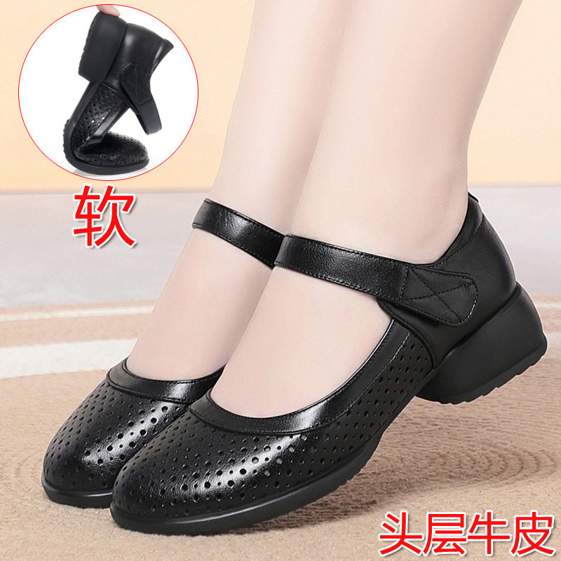 Damen Komfortable und elegante Ballerinas mit verstellbarem Riemen EB