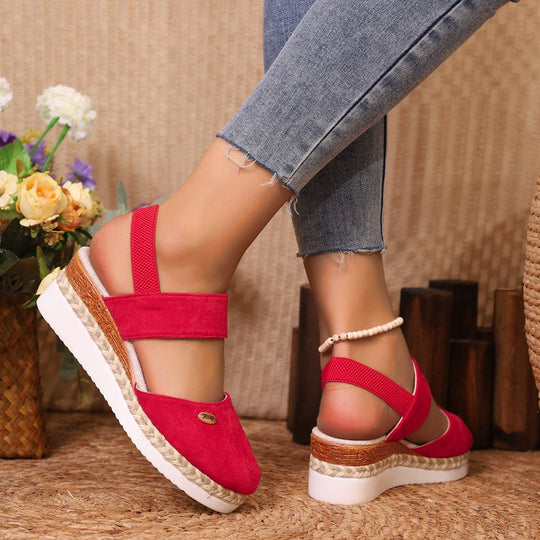 Damen Plateau Sandalen EB