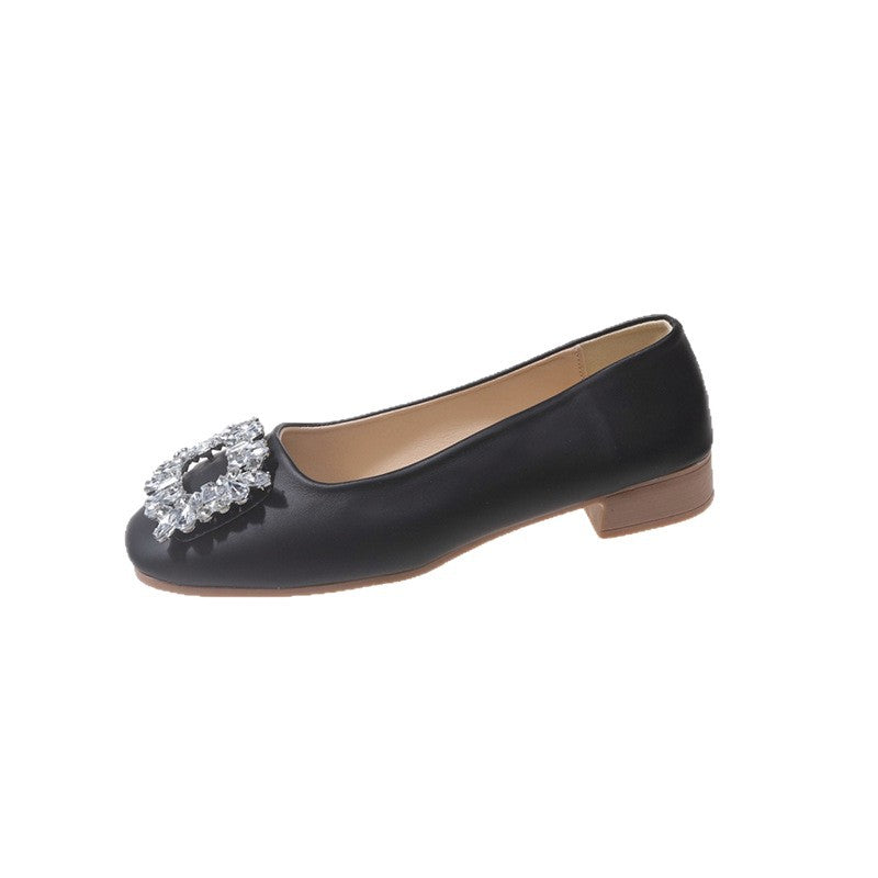 Damen Ballerinas mit funkelndem Schmuckdetail EB