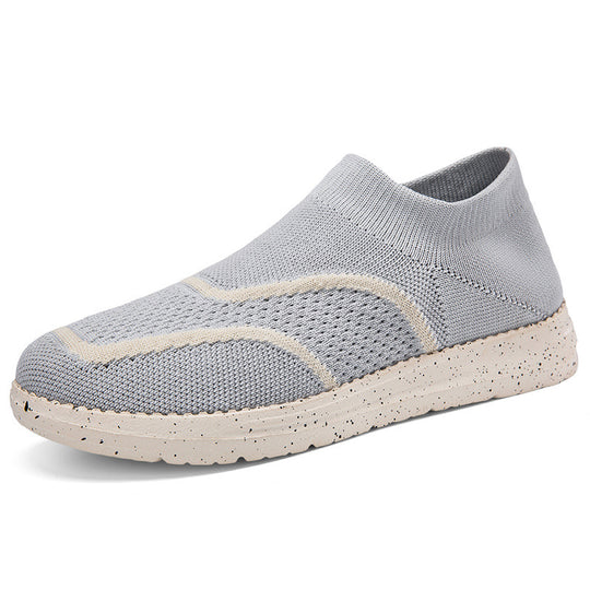 Damen Sportliche Strick-Sneaker mit flexiblem Obermaterial EB
