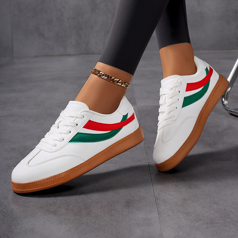 Damen Sportliche Sneaker mit atmungsaktivem Obermaterial und rutschfester Sohle EB
