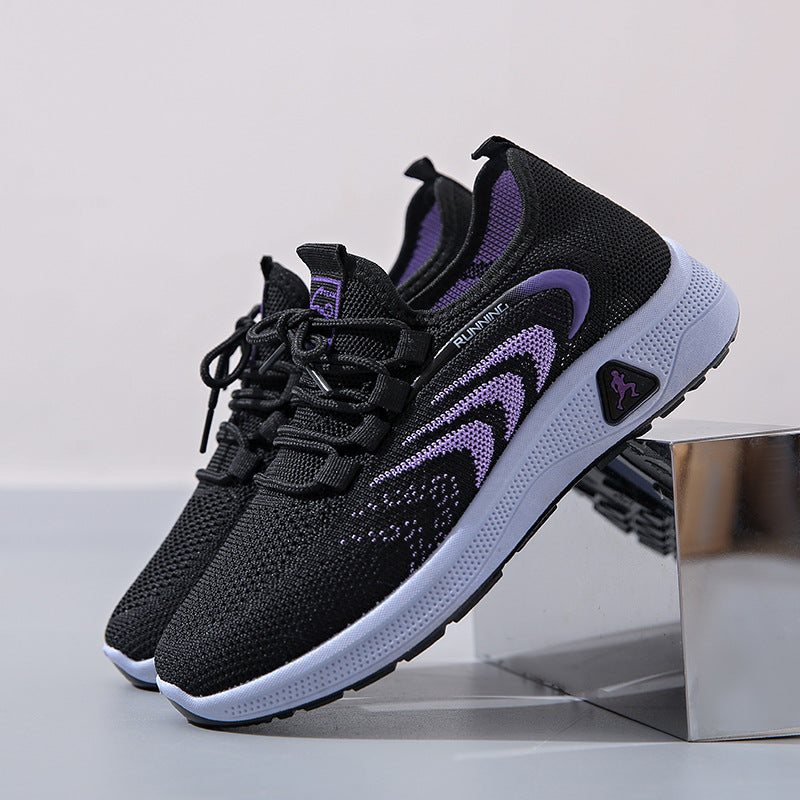 Damen atmungsaktive Laufschuhe mit flexibler Sohle und innovativem Obermaterial EB