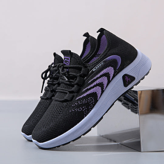 Damen atmungsaktive Laufschuhe mit flexibler Sohle und innovativem Obermaterial EB