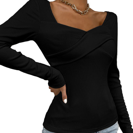 Damen figurbetonter Ripp-Body mit quadratischem Ausschnitt und Drapé-Bustier Eichborn Berlin