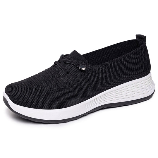 Damen Atmungsaktive Slip-On Sneakers mit dämpfender Sohle EB