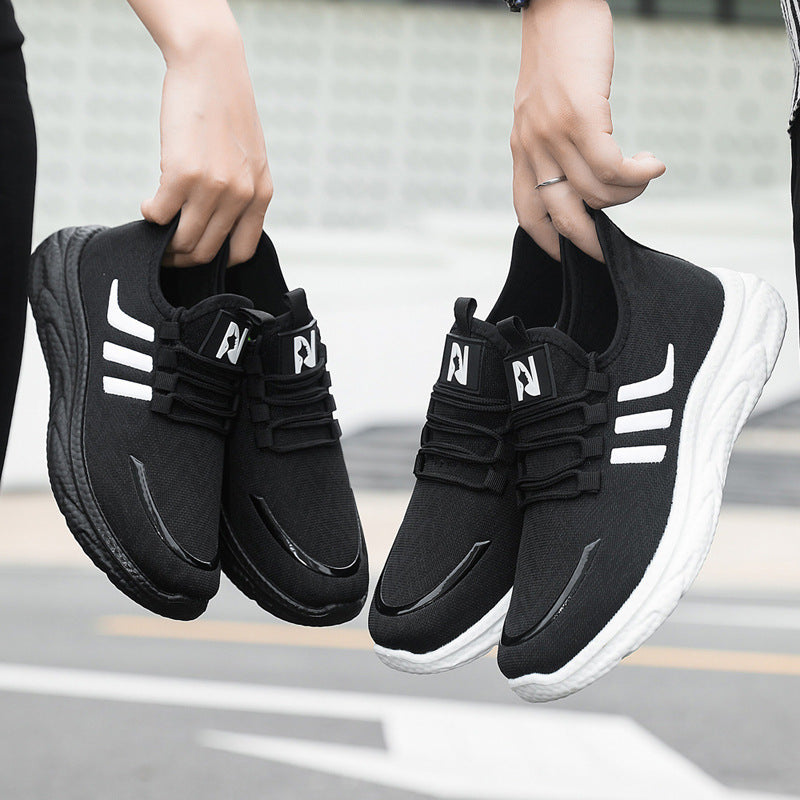 Damen Sportliche Sneakers mit flexibler Sohle und atmungsaktivem Obermaterial EB