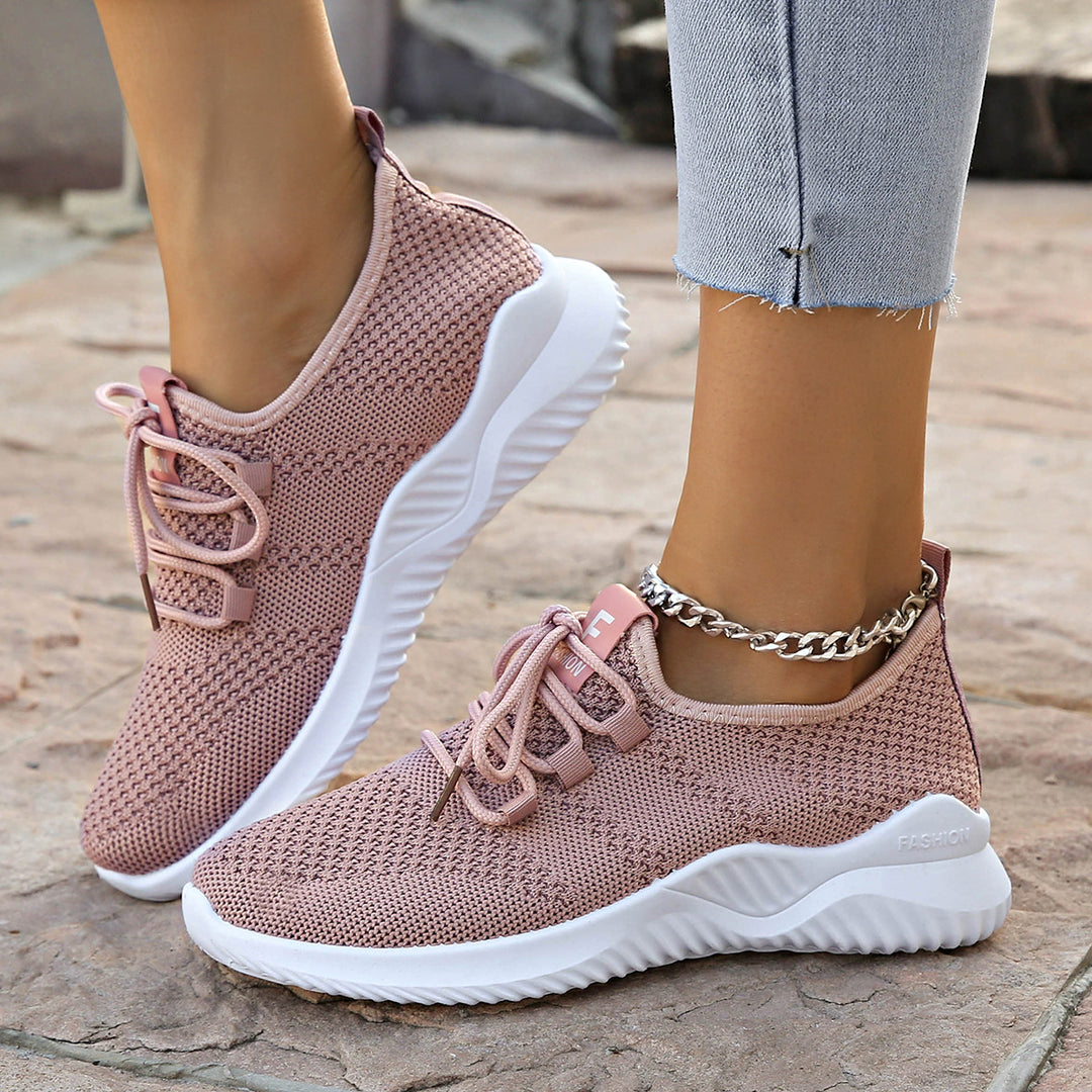 Damen Sportliche Luftige Sneakers EB