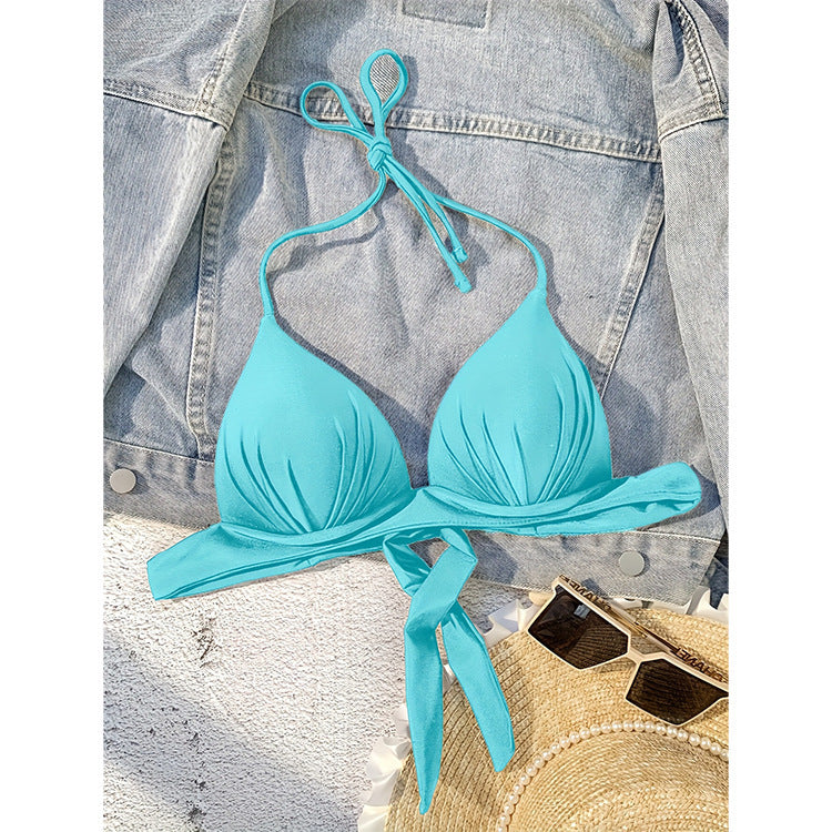 Damen Bikinoberteil mit eleganten Knoten-Details EB