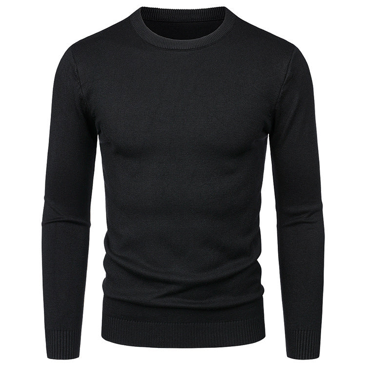 Herren Rundhalspullover aus weichem Material EB