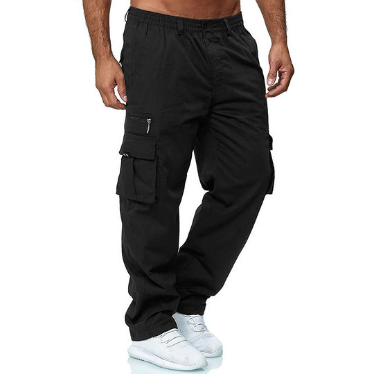 Herren Cargo-Hose mit elastischem Bund und praktischen Seitentaschen EB