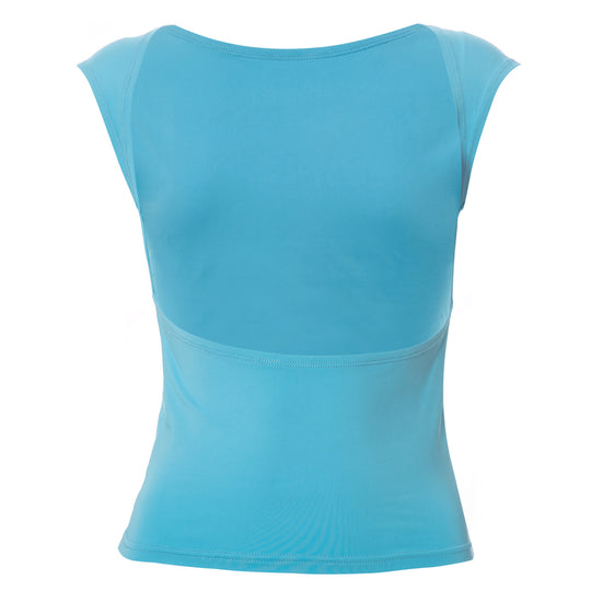 Damen körpernahes Kurzarmshirt aus elastischem Material EB