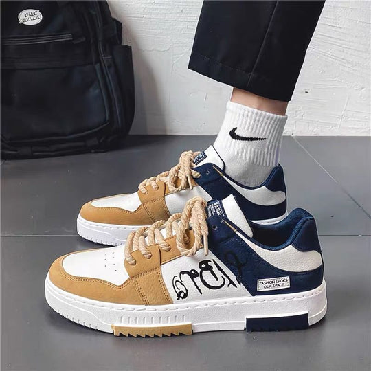 Damen Modische Sneakers mit einzigartigem Design und dämpfender Sohle EB