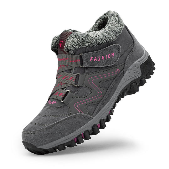 Damen Hochwertige Outdoor-Wanderschuhe mit isoliertem Futter und rutschfester Sohle EB