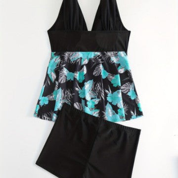 Damen Tankini-Set mit floralem Oberteil und komfortablen Badeshorts EB