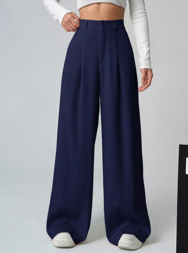 Damen Weite Bundfaltenhose EB