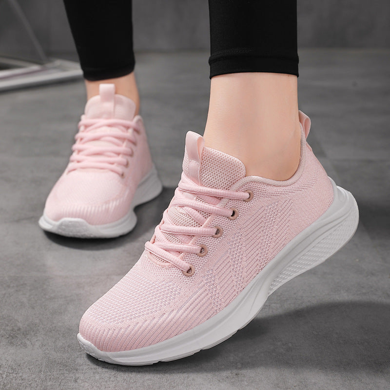 Damen Sportliche und komfortable Sneakers mit atmungsaktivem Obermaterial EB