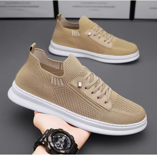 Damen Atmungsaktive Sneaker mit flexibel strickbarem Obermaterial und stoßdämpfender Sohle EB