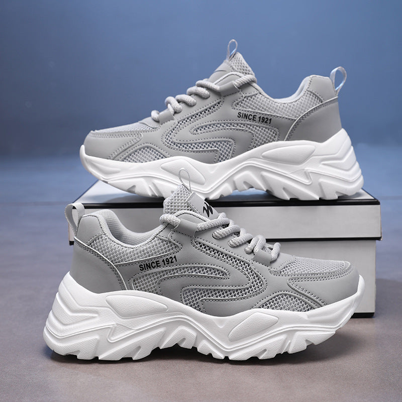 Damen Lauf- und Freizeitschuhe mit atmungsaktivem Mesh-Obermaterial und stoßdämpfender Sohle EB