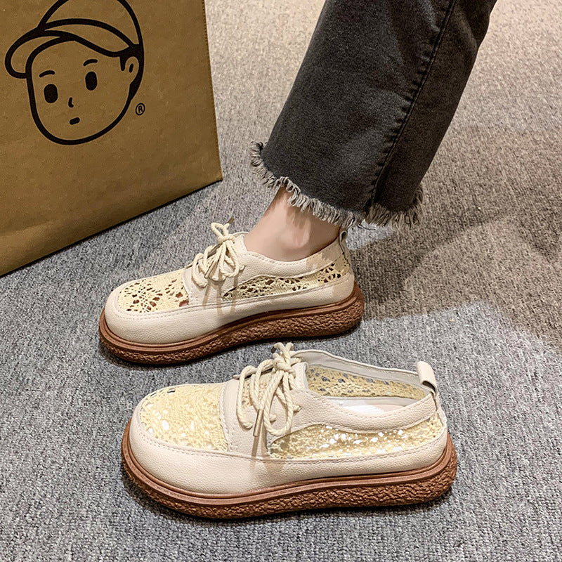 Damen Komfortable Freizeit Sneakers mit atmungsaktiver Oberflächenstruktur EB