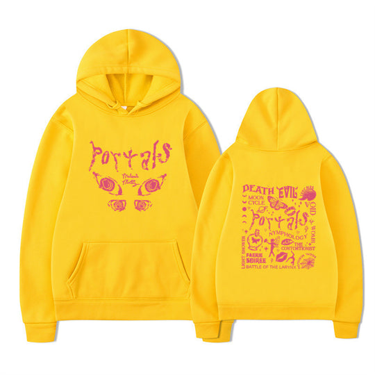 Damen Kapuzenpullover mit kreativem Motiv und bequemer Passform EB