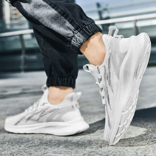 Damen Atmungsaktive Fitness-Sneakers mit rutschfester Sohle EB