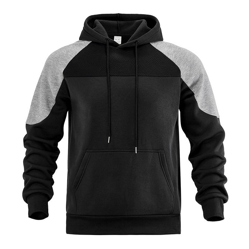Herren Kapuzensweater mit ergonomischem Schnitt und strukturiertem Obermaterial EB