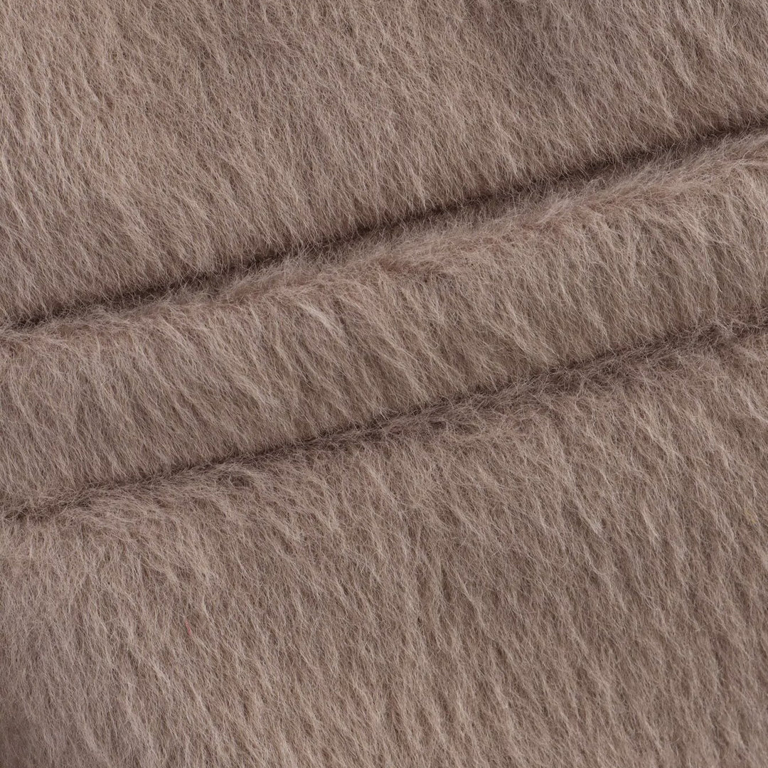 Damen lässige Teddyjacke mit Knopfleiste und aufgesetzten Taschen EB