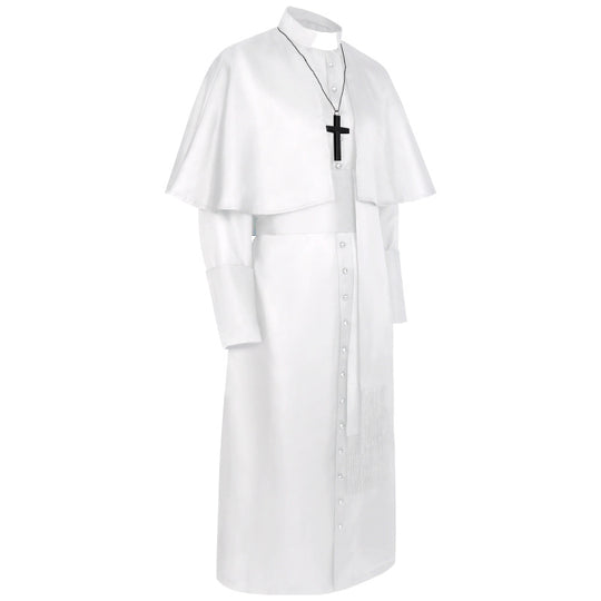 Damen nan eleganter Maxicape-Mantel mit gestuften Schultercapes und Stehkragen Eb