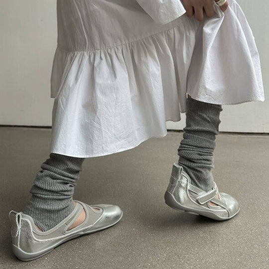 Damen Sportliche Ballerinas mit flexiblem Riemchen und atmungsaktivem Obermaterial EB